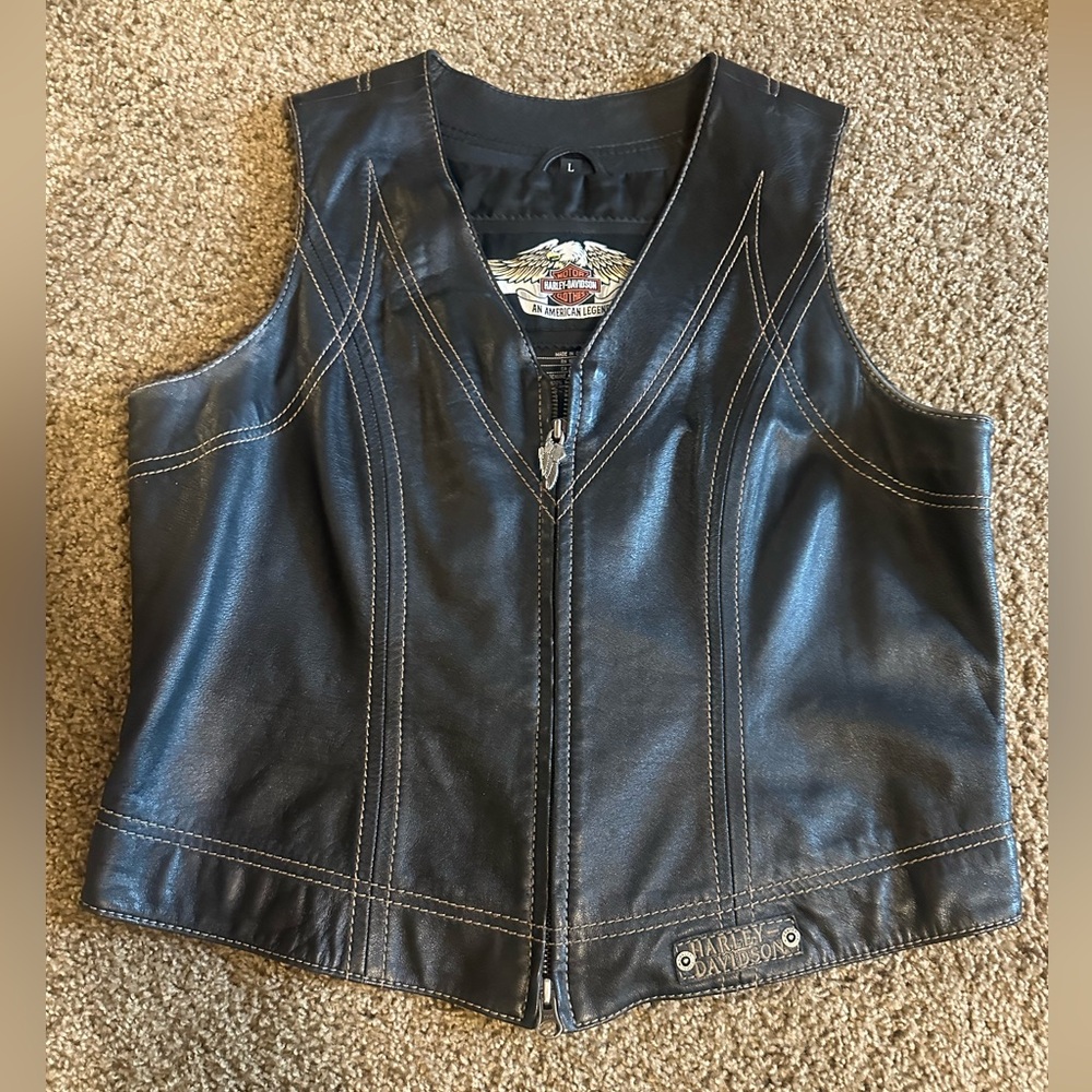 Harley Davidson women’s Leather vest